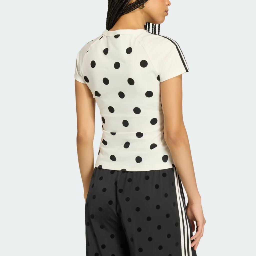 adidas Originální proužkované dámské tričko s krátkým rukávem KV1193