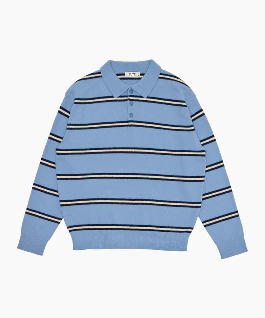 CUTZ Hairy Striped Collar Knit - 2 Colors