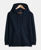 Topboy [Non-Fleece Or Fleece-Lined] Standard Fit Zip-Up Hoodie Navy