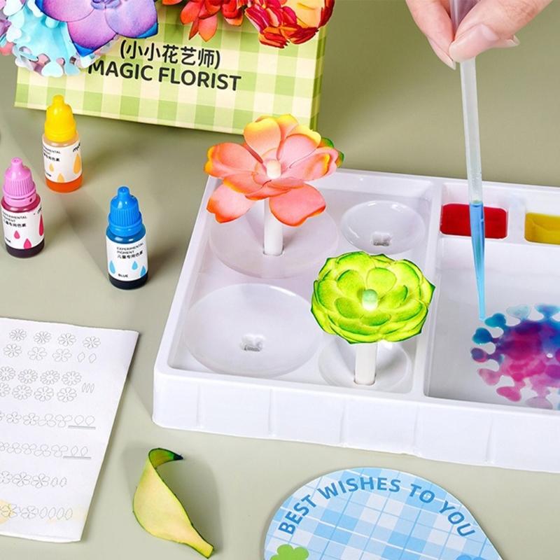 Creative Coloring Gift Box Featuring Washable Watercolor Blending Coloring Paper And Plastic Tool For Artistic Projects
