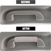 1/4PCS Non-Slip Car Roof Armrest Protector Covers Short Velvet Car Roof Armrest for Auto Interior Ceiling Pull Handle Protection