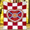 1pc Football Team (38) Theme Blanket - Digital Print, Polyester, Cozy for All Seasons, Perfect for Outdoor, Camping, and Travel