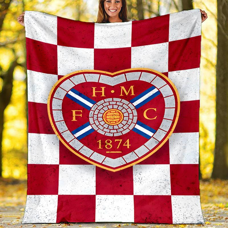1pc Football Team (38) Theme Blanket - Digital Print, Polyester, Cozy for All Seasons, Perfect for Outdoor, Camping, and Travel