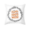 New Nordic Halloween Throw Pillow Cover Black Letter Print Sofa Cushion Cover Cushion Cover Home
