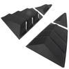 1 PCS Car Rear Side Vent Quarter Window Louver Shutter Cover Matte Black ABS Car Accessories For Toyota Corolla -