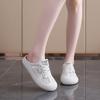 Fashion Women's Shoes Fashion Mesh Breathable Flat Shoes Non Slip Round Toe Outdoor Women's Lace Up Baotou Half Slipper Sandalias Mujer