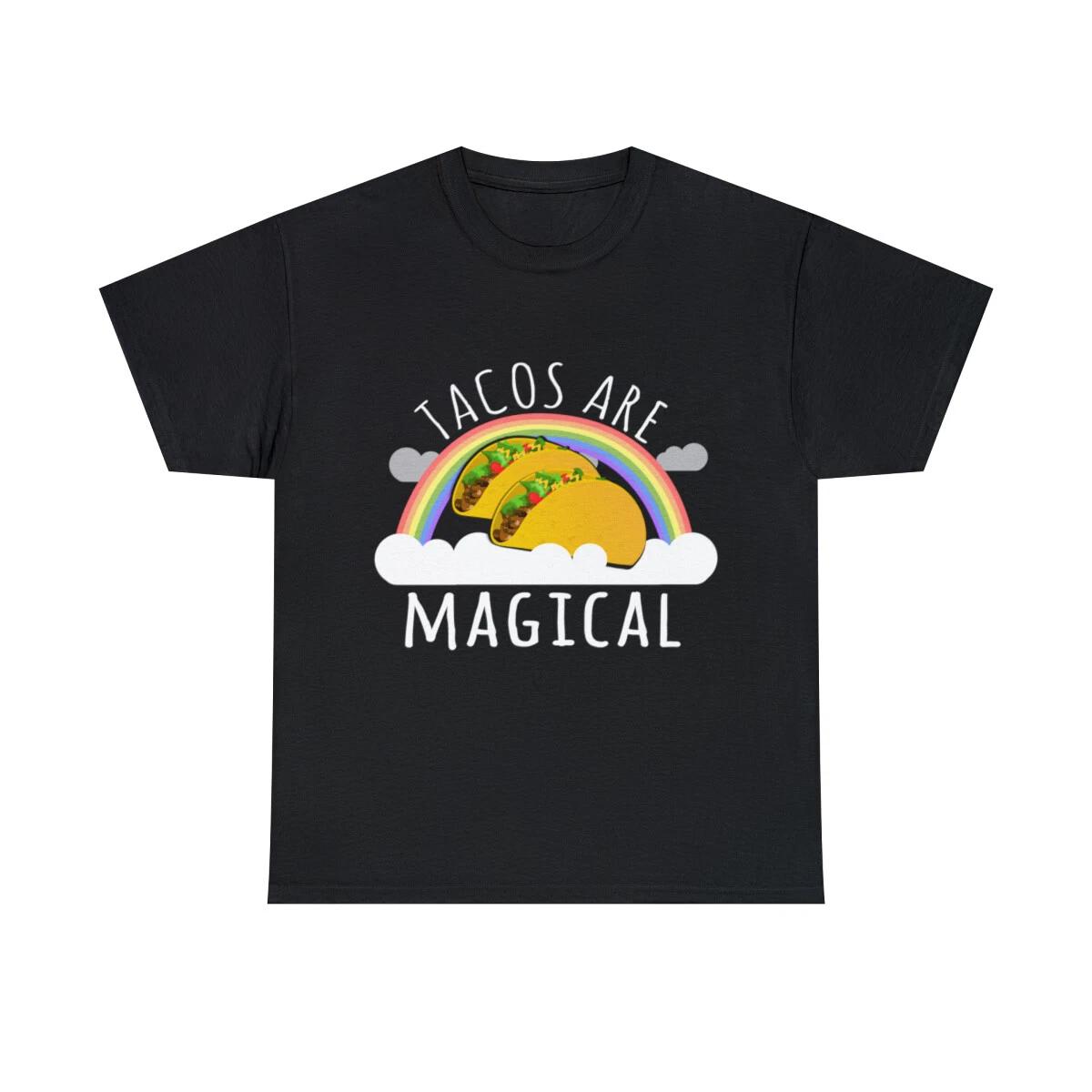 Tacos Are Magical Graphic Tee Shirt, S-5XL S