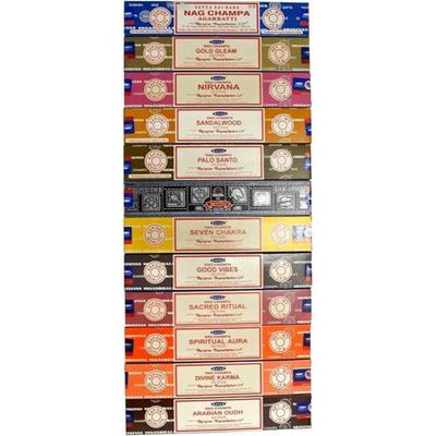 Nag Champa Agarbatti (Incense Stick) Combo 12 X 15 Gram (Total 180 Gm) Multi Fragrance (May Vary)