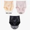 High Waist Butt Lifter Briefs Flowers Tummy Control Underwear Breathable Seamless Underpants  Women