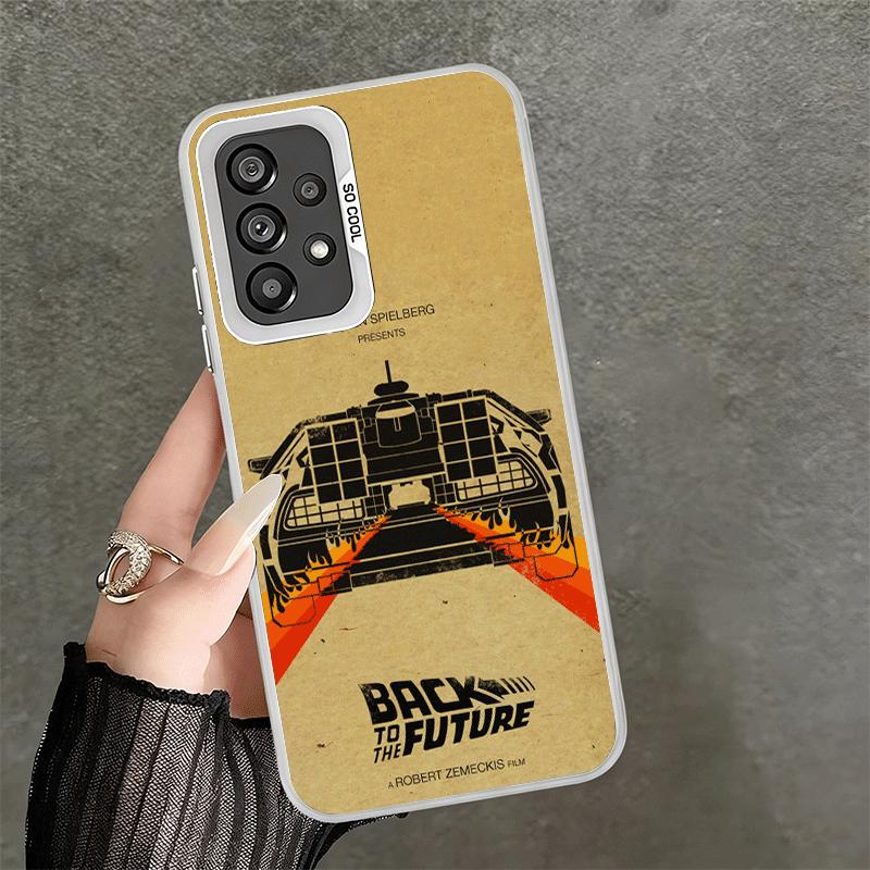 Back To The Future Soft Phone Case for Samsung A17 A16 A15 A14 A13 A57 A56 A55 A54 A53 A37 A36 A35 A34 A33 A26 A25 A24 A23 A52