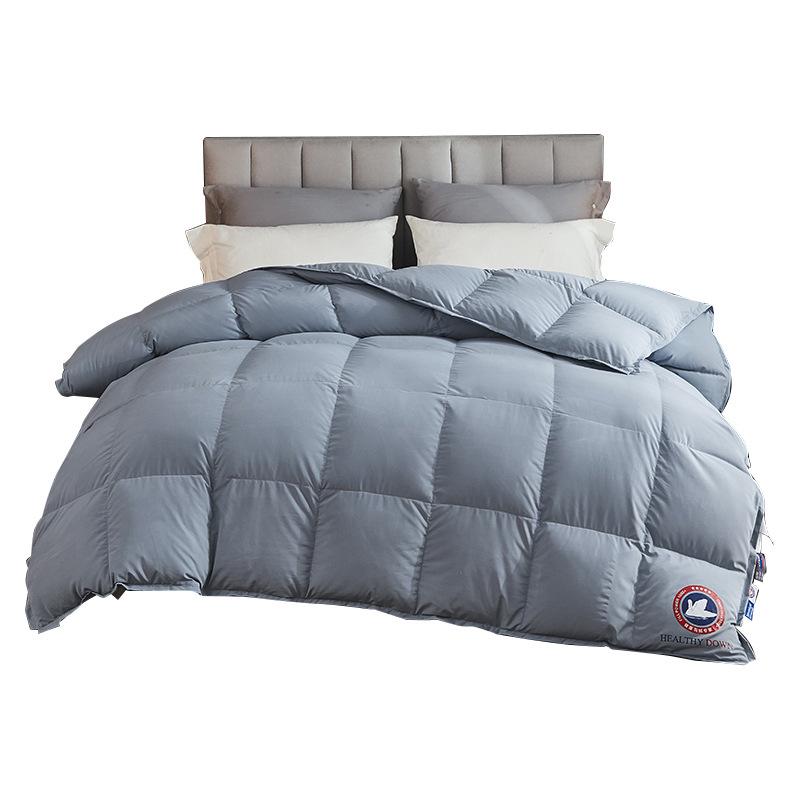 Soft Velveteen Cotton Down Comforter Shell - Minimalist High-Density Nude Design