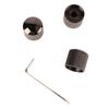 3 Stück Gitarre Dual Stacked Knöpfe Tonregler Metallknopf Ersatz für E-Gitarre Bass GD107