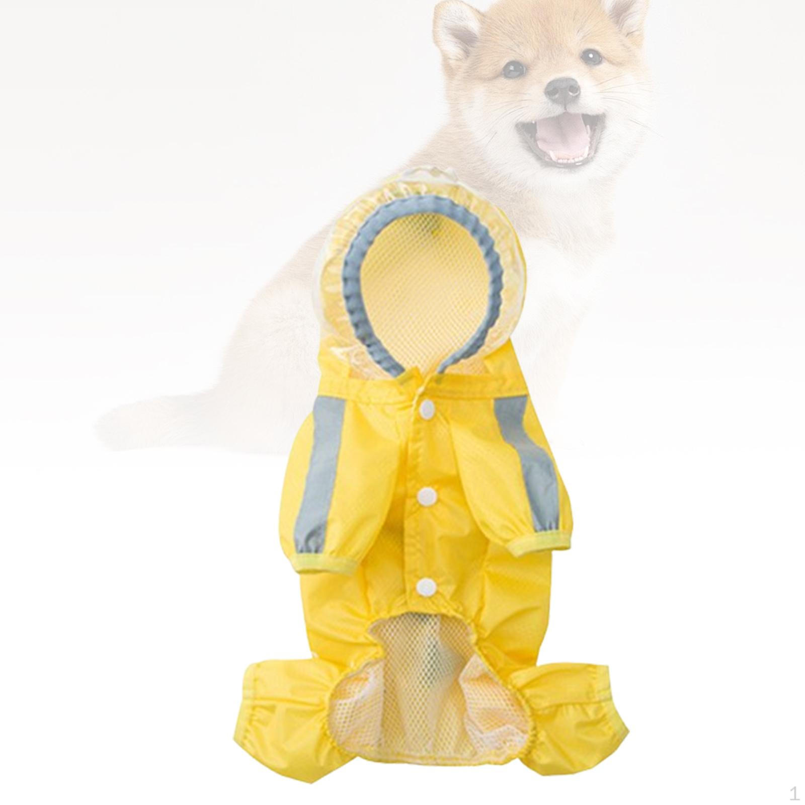 

Дождевик для собак, куртка-дождевик с изображением динозавра и отверстием для поводка, одежда для домашних животных на открытом воздухе, пончо XL