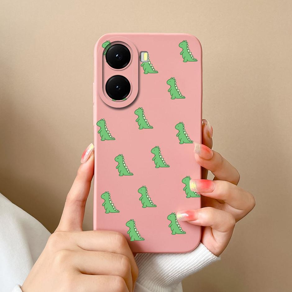 For Xiaomi Poco X7 X7 Pro Cases Cartoon Dinosaur Bear Shockproof Anti-fall Creative Soft Shell For Xiaomi PocoX7Pro Capa Funda