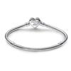 Pandora Moments Sparkling Infinity Heart Clasp Snake Chain Bracelet