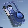 For Samsung Galaxy Z Flip7 FE 5G/Z Flip6 5G/Flip5 5G Magnetic Case CD Vein Kickstand Shockproof TPU + PC Phone Cover