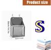 1pc Foldable Wall Hanging Mesh Laundry Basket Over the Door Laundry Hamper Portable Hanging Hamper For Bathrooms And Dormitory