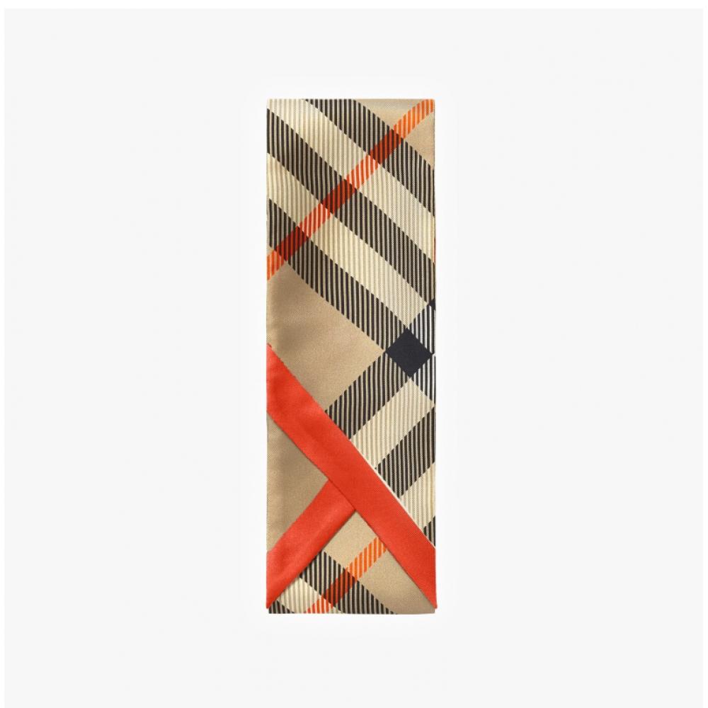 Burberry 8088136 A2021 Check Twily Silk Scarf