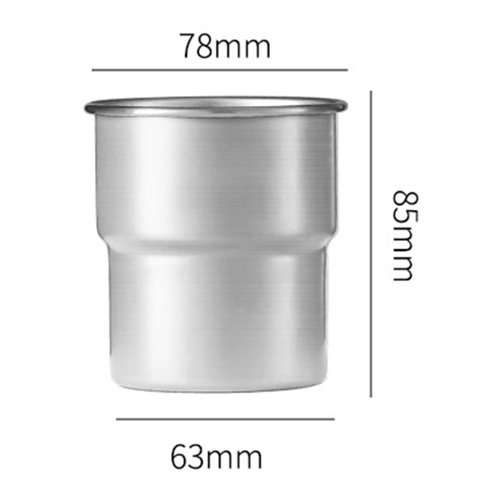 

Portable Beer Cup for Camping Single Layer 304 Stainless Steel Rolled Edge Coffee Mug (BPA Free,No FDA) Beige