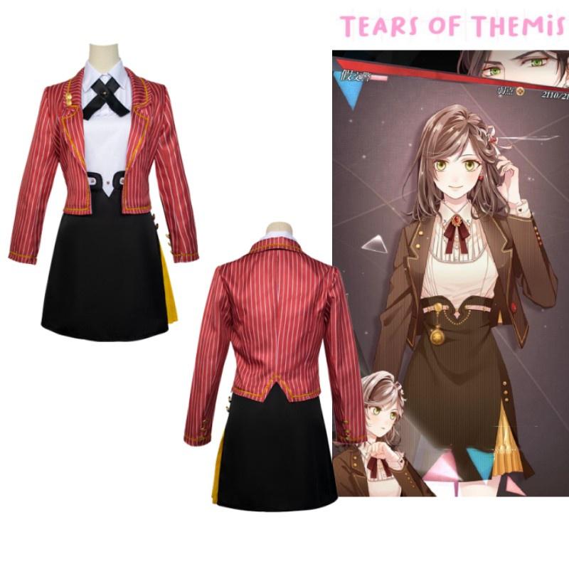 Game Of Tears Themis Heroine Rose Cosplay Costume Lawyeress Working Uniform Suit