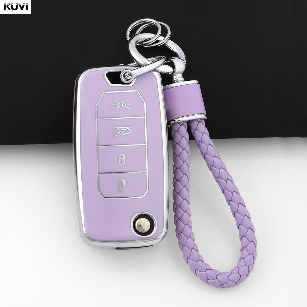 Tpu Car Key Case For Dodge Challenger Charger Journey For Chrysler 300C For Jeep Cherokee Compass S Renegade Grand Commander