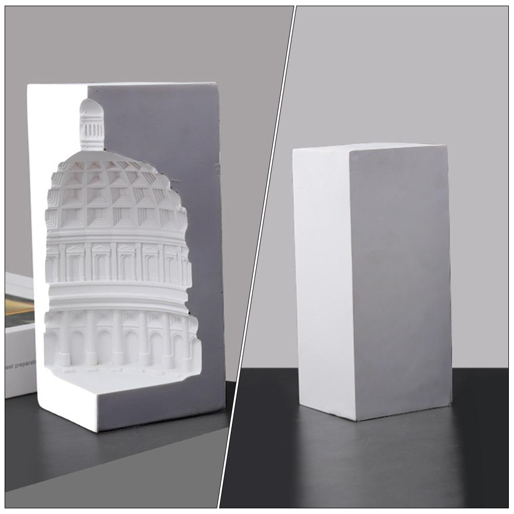Tablescape Decor Roman Pantheon Book Shelves for Office Architecture Building Model