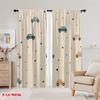 2D Flat Printing 2pcs Curtain Cute Cars Wallpaper Fabric Without Electricity Party Decorations Use for Outdoor Holiday