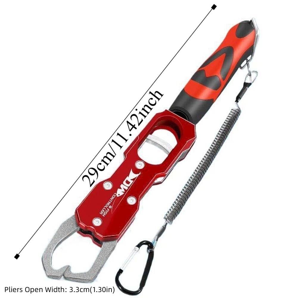 Aluminum Zinc Zinc Alloy Fishing Lip Grip Long Handle Fishing Beak Grip Fish Controller  Recover Line