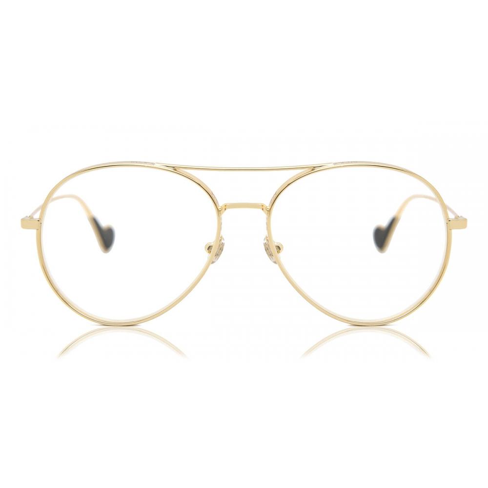 

Moncler Ml0121 030 Unisex Eyeglasses Bright Golden/57