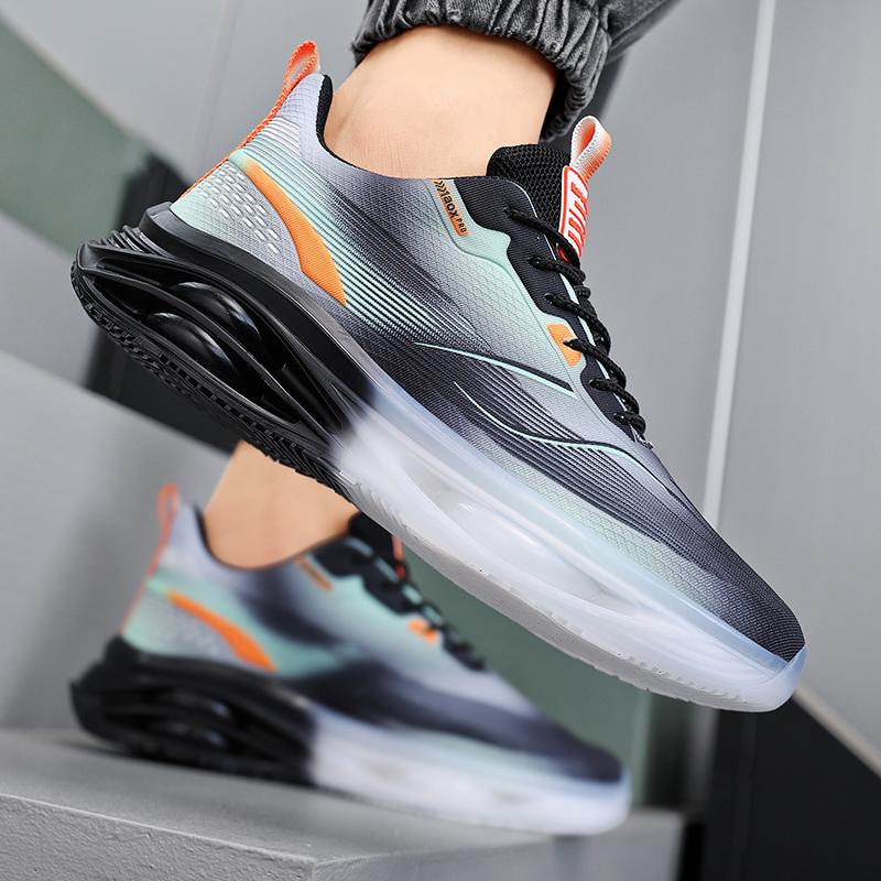 Men’s Red Sports Shoes Running Sneakers Summer Students Large Size Basketabll Shoes Thick Sole Shoes