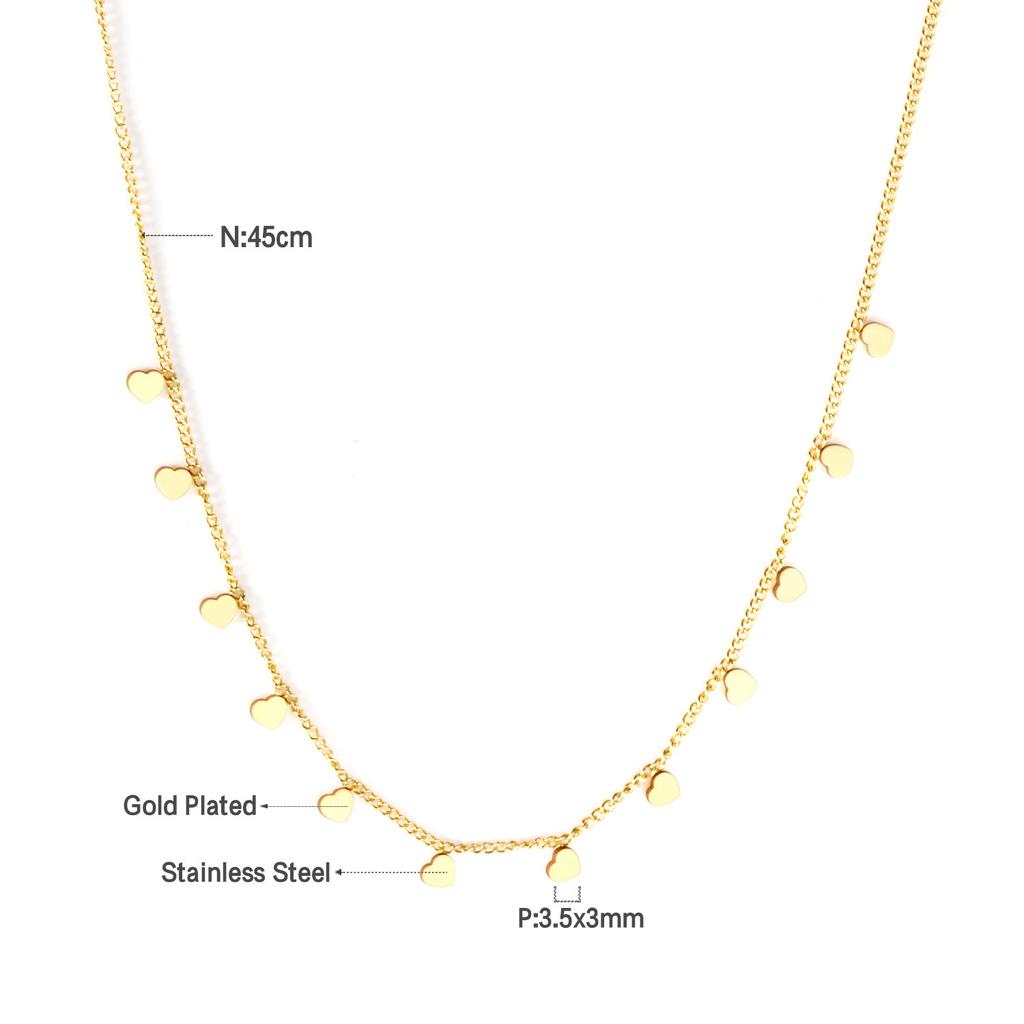 Simple And Versatile Rectangle Pendant Necklace Minimalist Luxury Women's Jewelry Accessory