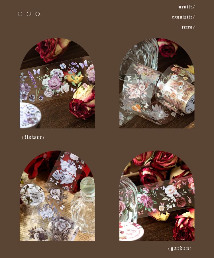 Assorted Masking Tape Collage Flake Roll Roll Tape Collage Planner Korean Set of Large Red of Stickers, Stickers, Stickers, Cute, Retro, Stylish,