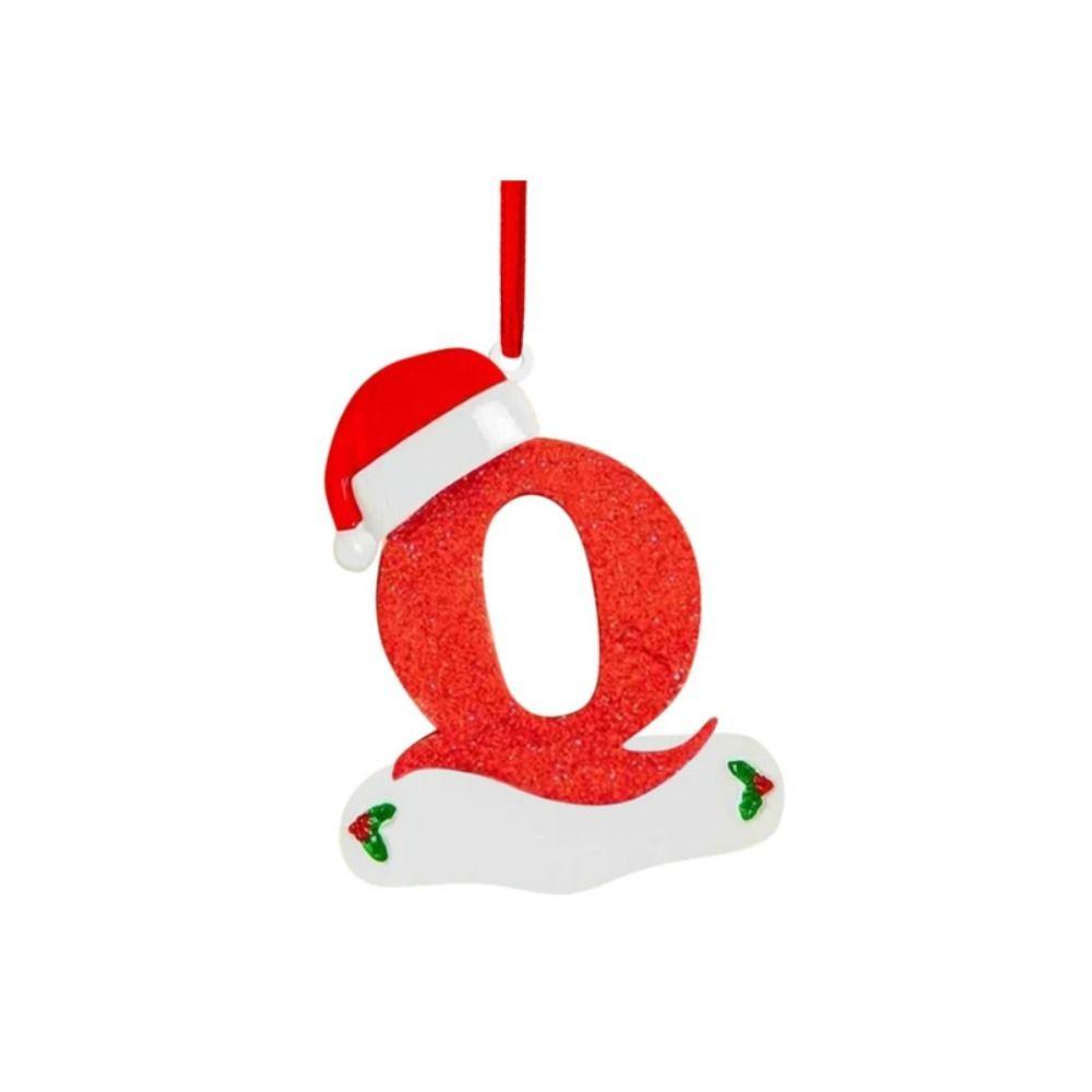 26 Letters Christmas Wishing Tree Pendant A-Z Xmas Tree Blessing Letter Pendant  DIY Decoration