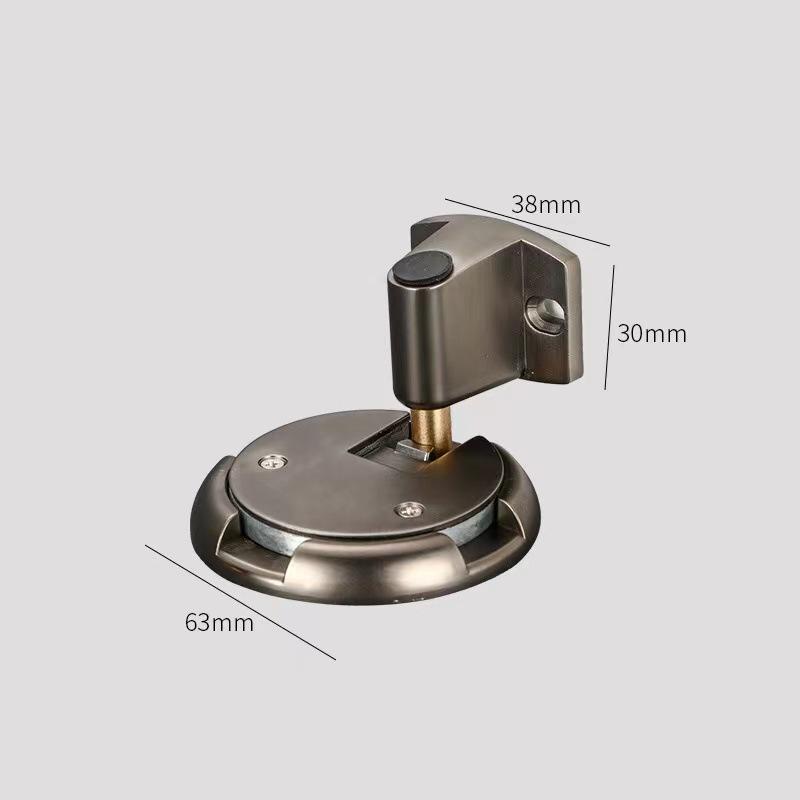 

Ground suction zinc alloy non-punching door suction bedroom door self-locking anti-collision non-magnetic invisible door collision