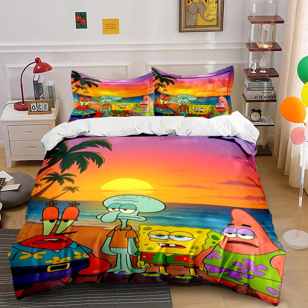 

Cartoon characters with sunset. Bedding sets Duvet cover sets Duvet covers Pillowcases(1 * Duvet Cover 2 * Pillowcases, without duvet insert) 135x200cm