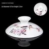 Gaiwan Teacup with Lid: White Porcelain Ceramic Tea Brewing Bowl, 7.5CM, Kung Fu Tea Set Accessory.