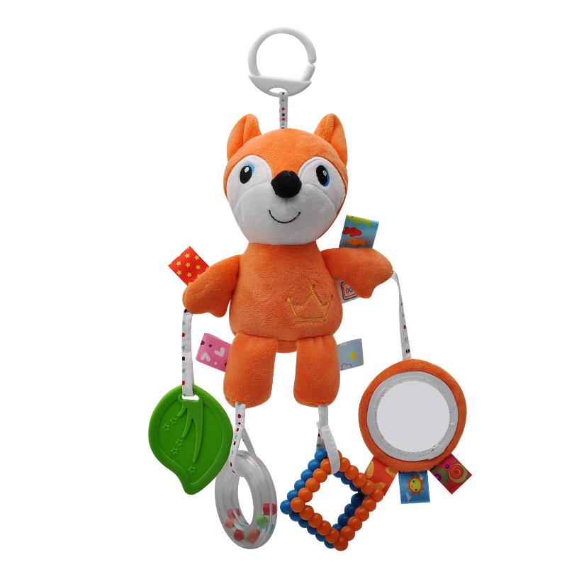 

Подвеска-погремушка для детской коляски, колокольчик, мобиль для детской кроватки, подвесная погремушка для кроватки, плюшевая игрушка с прорезывателем, подарки