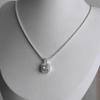 Gift Square Square Necklace Sparkling Elegant Jewelry Moissanite Necklace Women