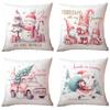 New Christmas Pillowcase Santa Christmas Tree Home Sofa Cushion Pillowcase