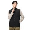 Men's High-Quality Double Zipper Outdoor Down Vest - Thickened Warm Sleeveless with Stand Collar.