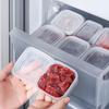 Japanese Refrigerator Freezer Storage Box for Frozen Meat, Fresh-keeping, and Side Dishes