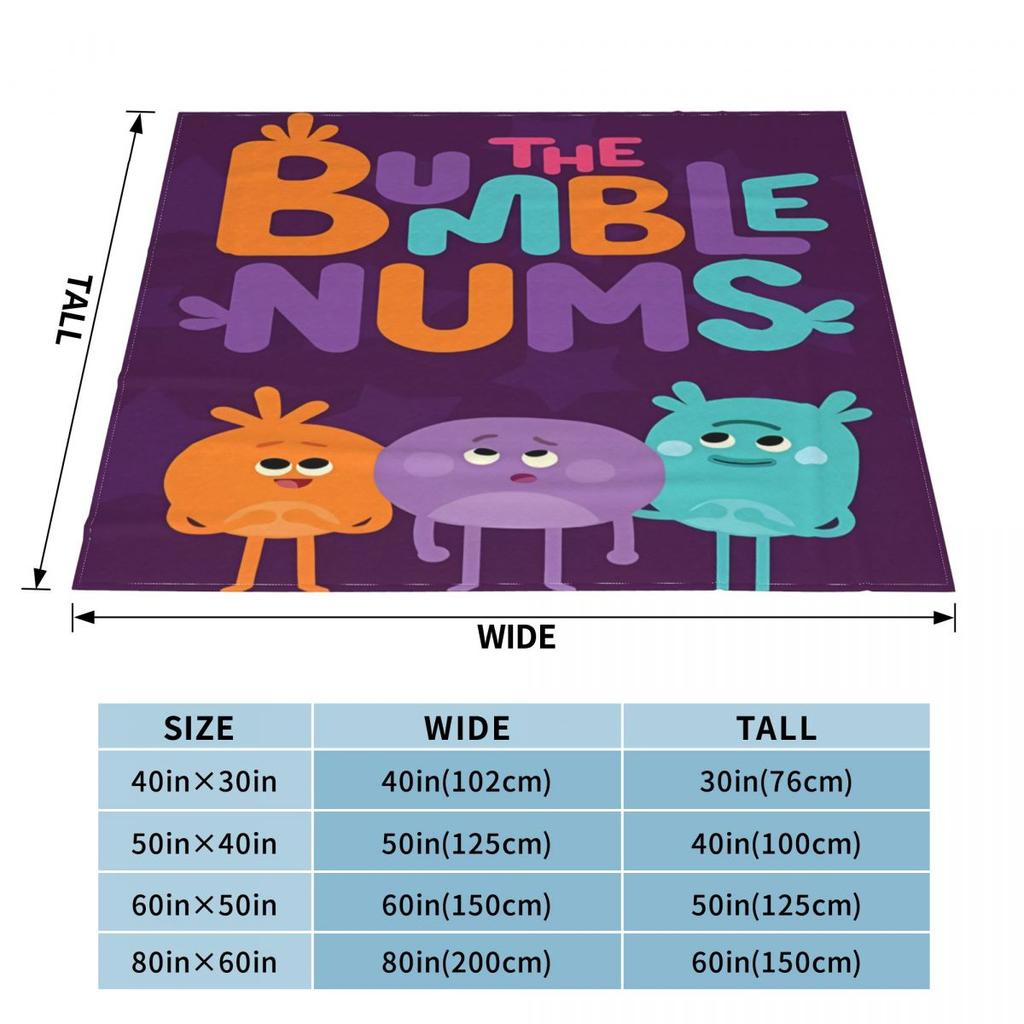 Lustiges The Bumble Nums Geschenk für Fans Eine ultraweiche Mikrofleece-Decke