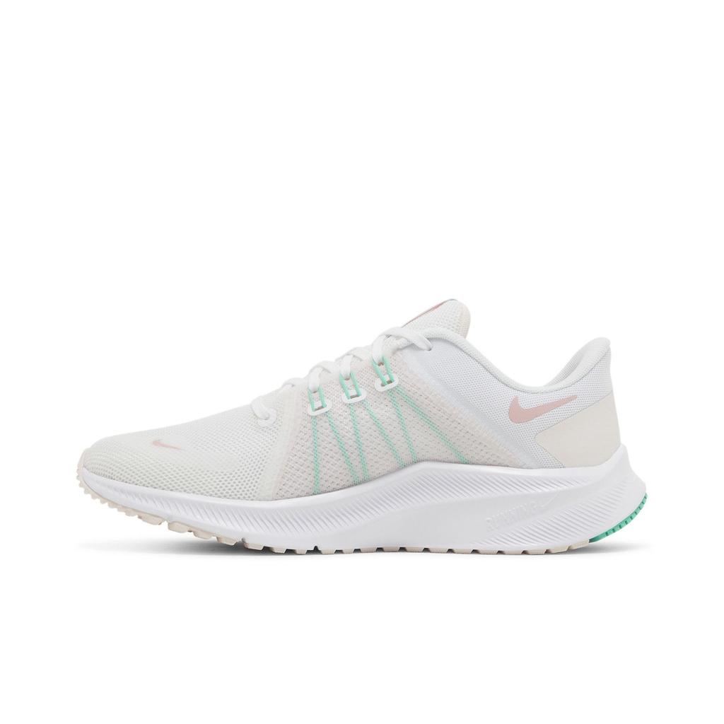 Nike Womens Quest 4 'White Pink' (women's sizes) White / Menta / Light Soft Pink / Pink Glaze Running Shoes DA1106 105