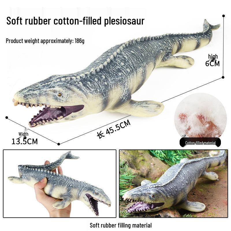 Cross-Border Dinosaur Simulation Model: Large Pterodactylus Soft Rubber Figure for Kids
