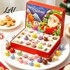 Christmas Party Favors for Students Advent Calendar 24 Day Countdown Box with Mystery Figures Interactive Games Friends Festive Holiday Decor