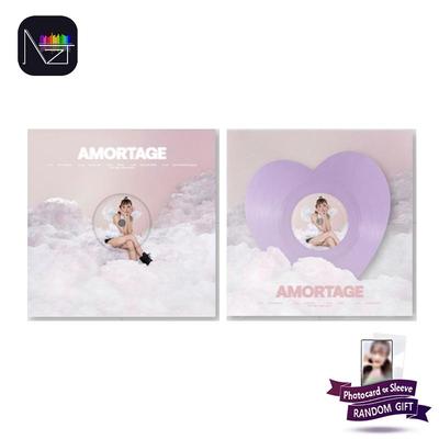 JISOO (Μαύρο ροζ) - Μίνι Άλμπουμ [AMORTAGE] Βινύλιο (Ροζ εκδ. / Καρδιά εκδ.)