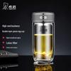 Portable Double-Wall Glass Tea Infuser Bottle