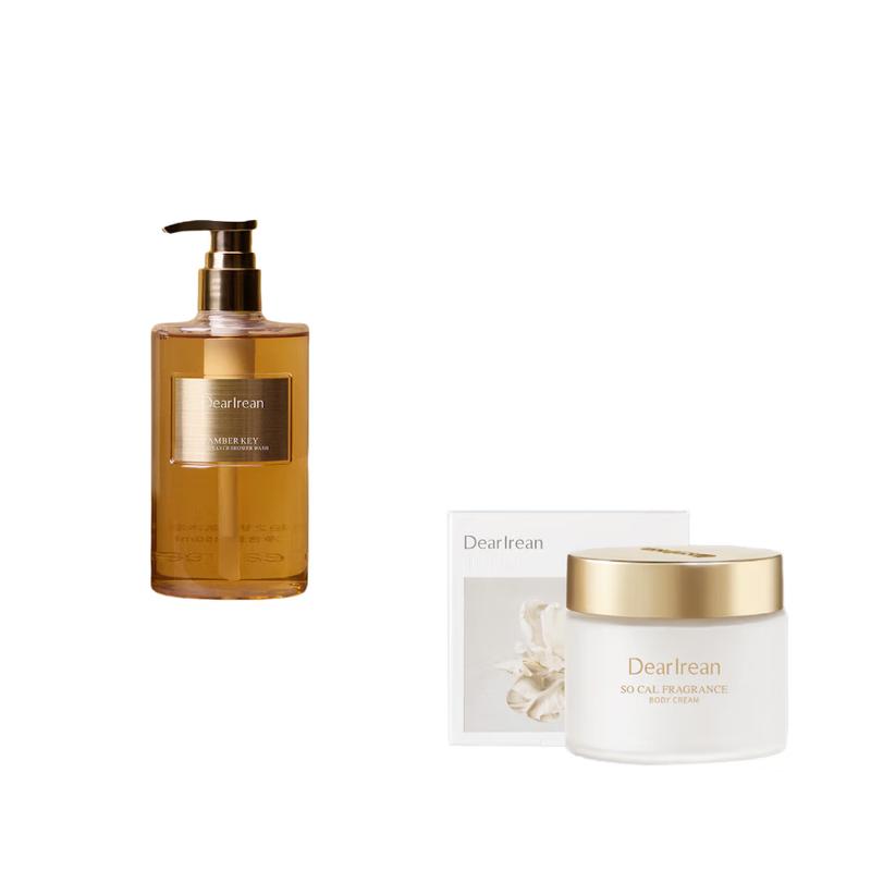 Dear Irean Amber Key Shower Gel & California Grapefruit Cold Cream Set