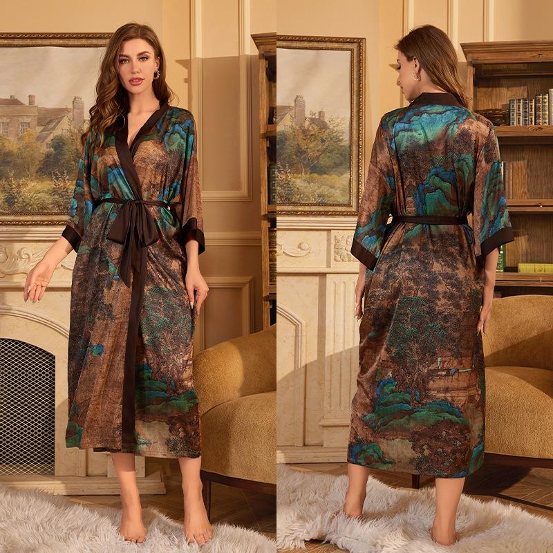 Новые летние женские пижамы на шнуровке больших размеров one size
