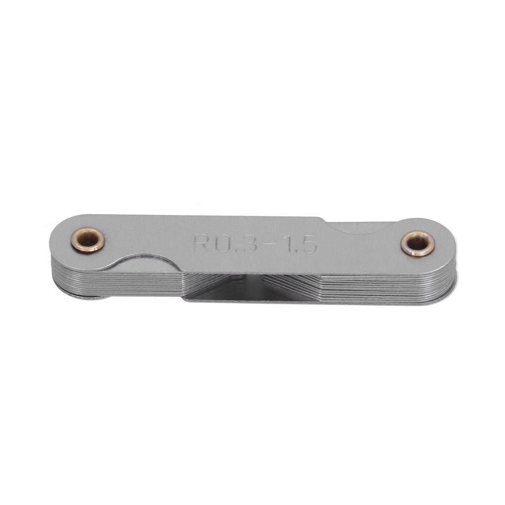 Screw Thread Pitch Gauge Metric Inch Integral Blade Measuring Tool Hardware R0.3?1.5mm